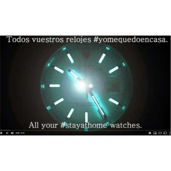 Relojes #quédateencasa; #stayathome Watches