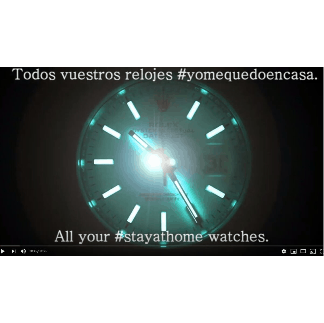 Relojes #quédateencasa; #stayathome Watches