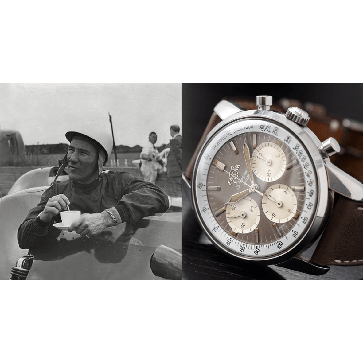 Racing Watches: Enicar & Sir Stirling Moss