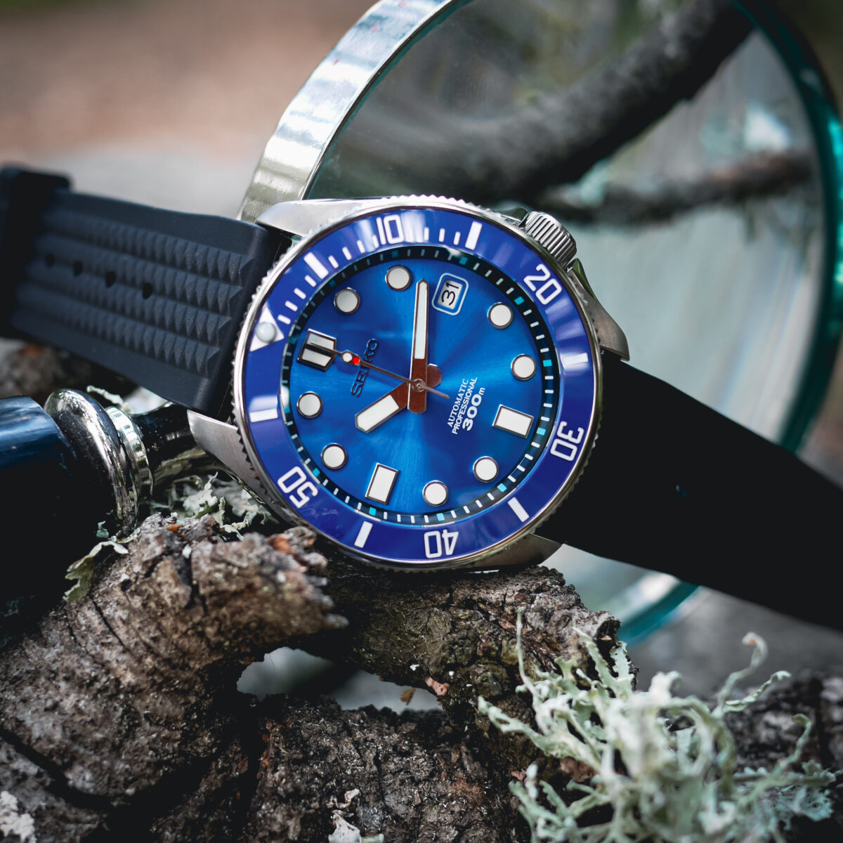 SKX007 Mod: Titanium Blue
